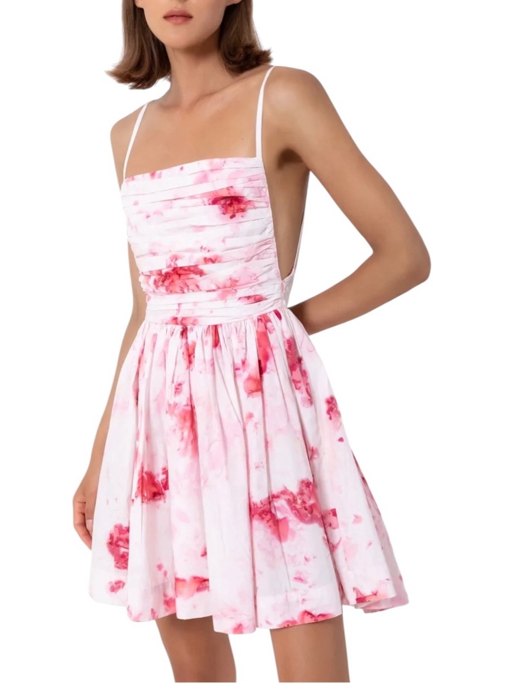 S/W/F Cotton Puglia Apron Mini Dress Size XS